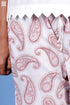 Cambric Cotton Rose Pant In Block Print